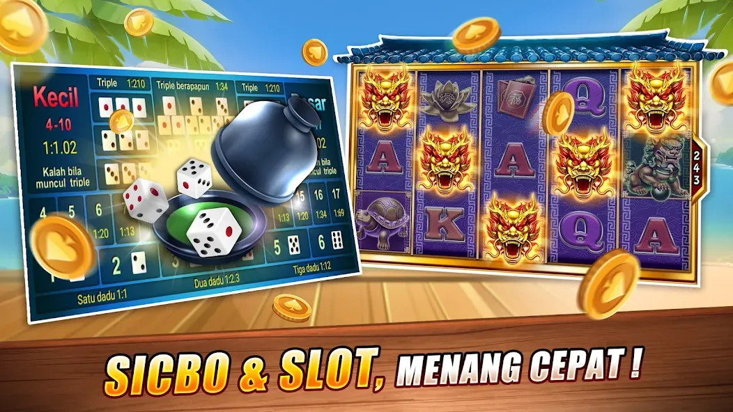 Скачать LUXY Domino Gaple QiuQiu Poker [MOD: безлимитные монеты и все режимы] — скриншот 5