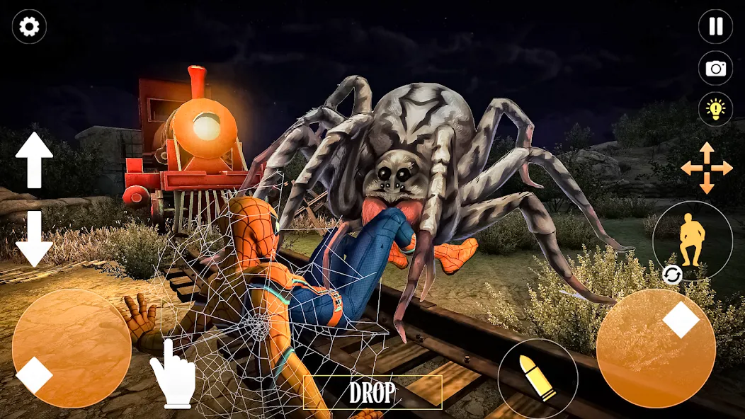 Horror Spider : Scary Train [MOD: безлимитные монеты и открыты все уровни] — Скачать бесплатно (APK) — скриншот 4