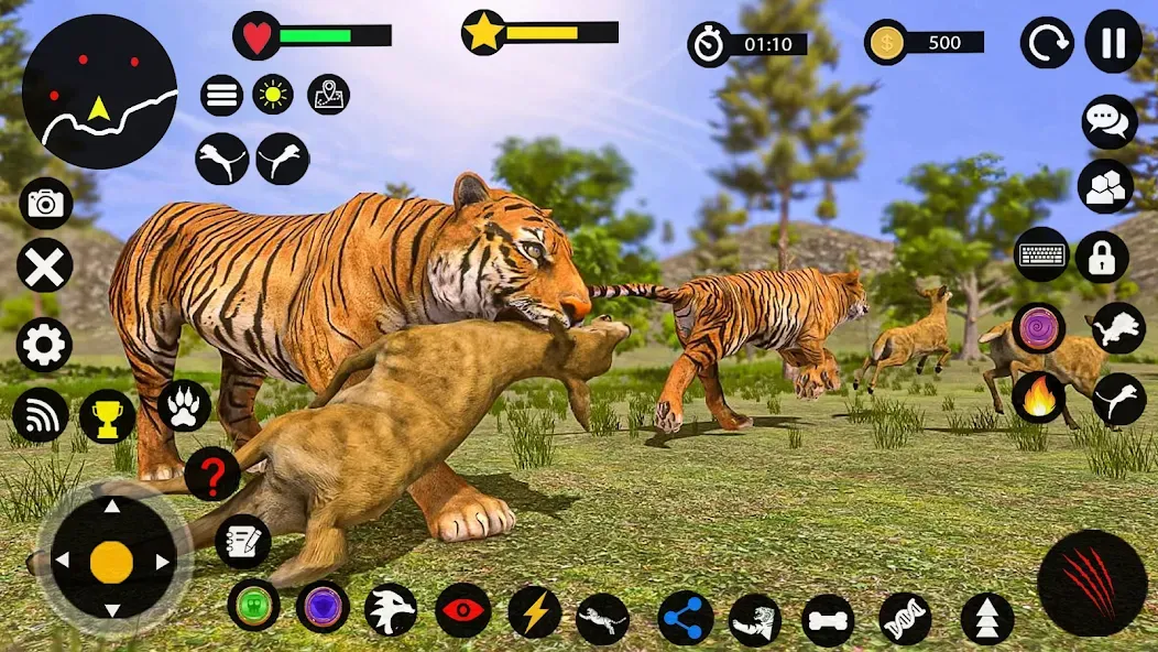 Tiger Games: Tiger Sim Offline [MOD: безлимитные деньги и энергия] (Бесплатно / APK) — скриншот 4