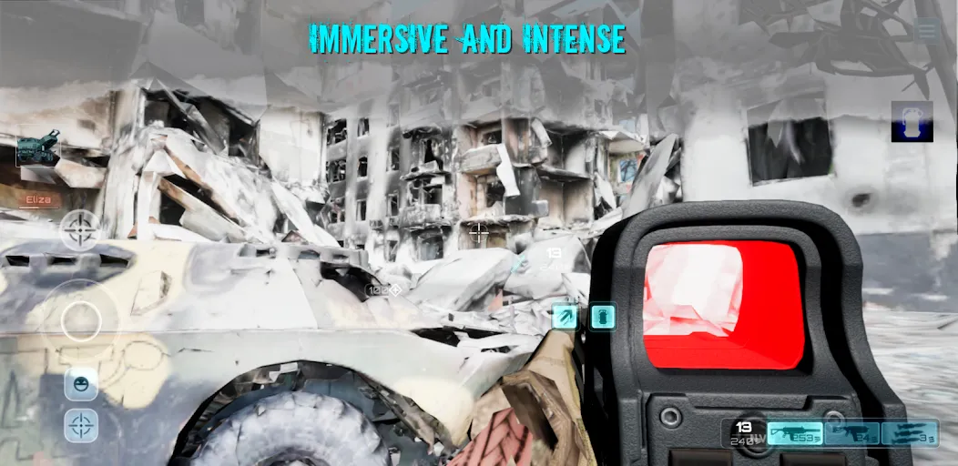 Shooter War WW3 CoopValor 2056 [MOD: безлимитные патроны и здоровье] на Андроид — скриншот 1
