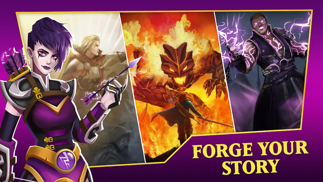 Hero Legacy: Adventure RPG [MOD: много золота и усиленные герои] — Скачать бесплатно (APK) — скриншот 4