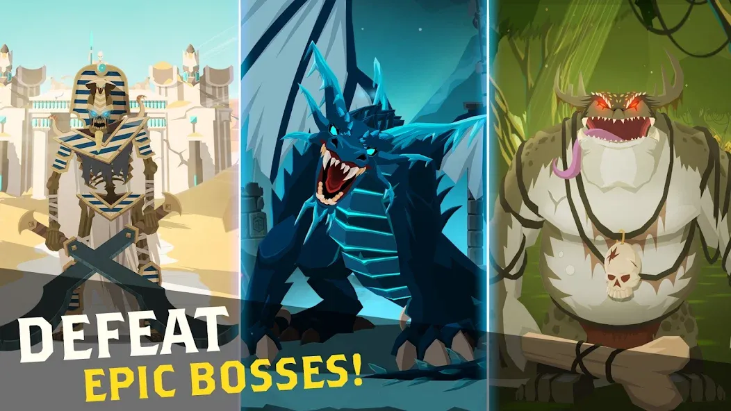 Questland: RPG Fantasy Game [MOD: безлимитные ресурсы и мощное снаряжение] — Скачать бесплатно (APK) — скриншот 4