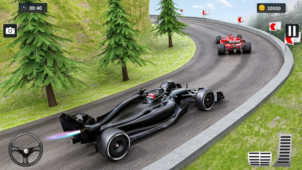Скачать взлом Formula Car Stunt - Car Games [MOD: безлимитные деньги и все машины открыты] — скриншот 1