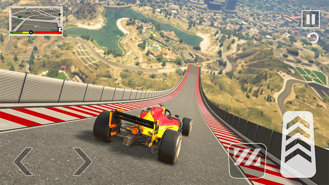 Скачать взлом Formula Car Stunt - Car Games [MOD: безлимитные деньги и все машины открыты] — скриншот 3
