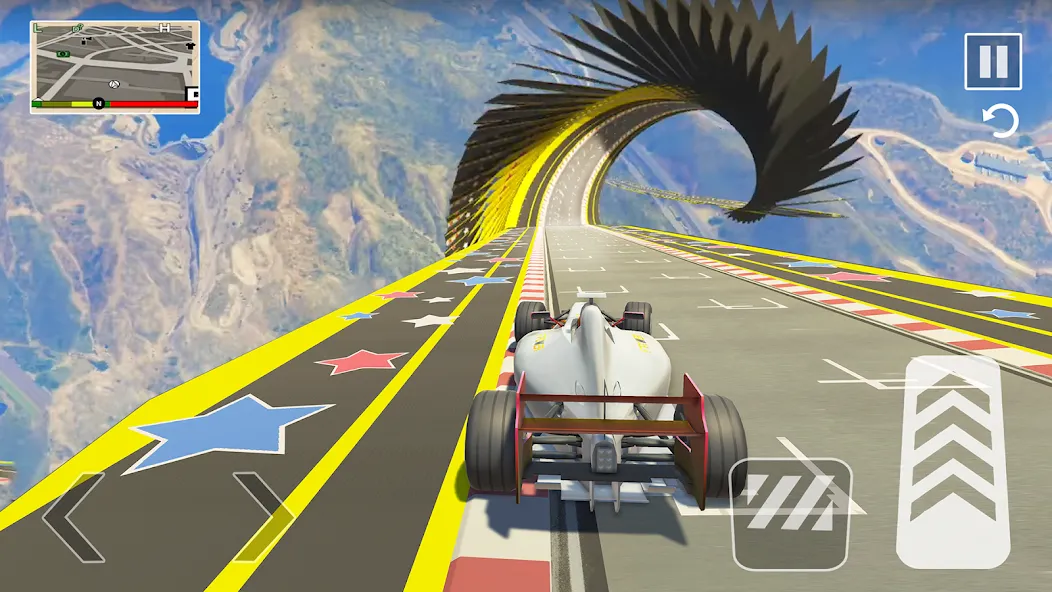 Скачать взлом Formula Car Stunt - Car Games [MOD: безлимитные деньги и все машины открыты] — скриншот 5