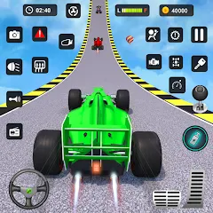 Скачать взлом Formula Car Stunt - Car Games [MOD: безлимитные деньги и все машины открыты]