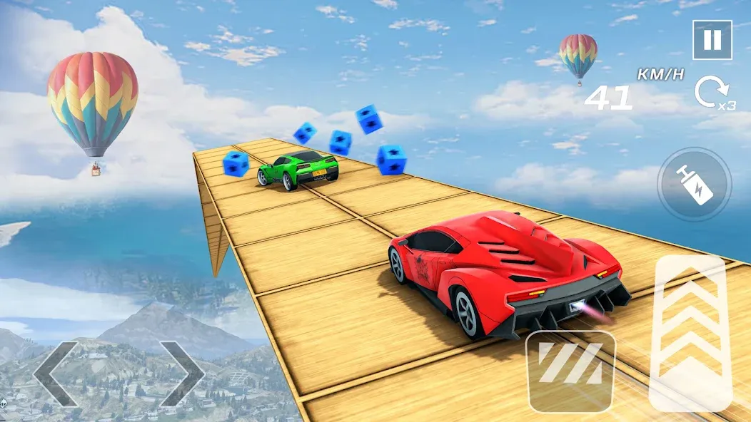 Car Games 3D - GT Car Stunts [MOD: разблокированы все машины и трассы] на Андроид — скриншот 4