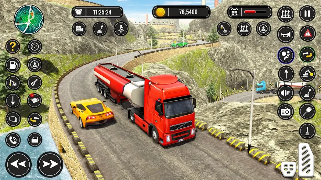 Скачать Truck Simulator - Truck Games [MOD: безлимитные деньги и топливо] — скриншот 3