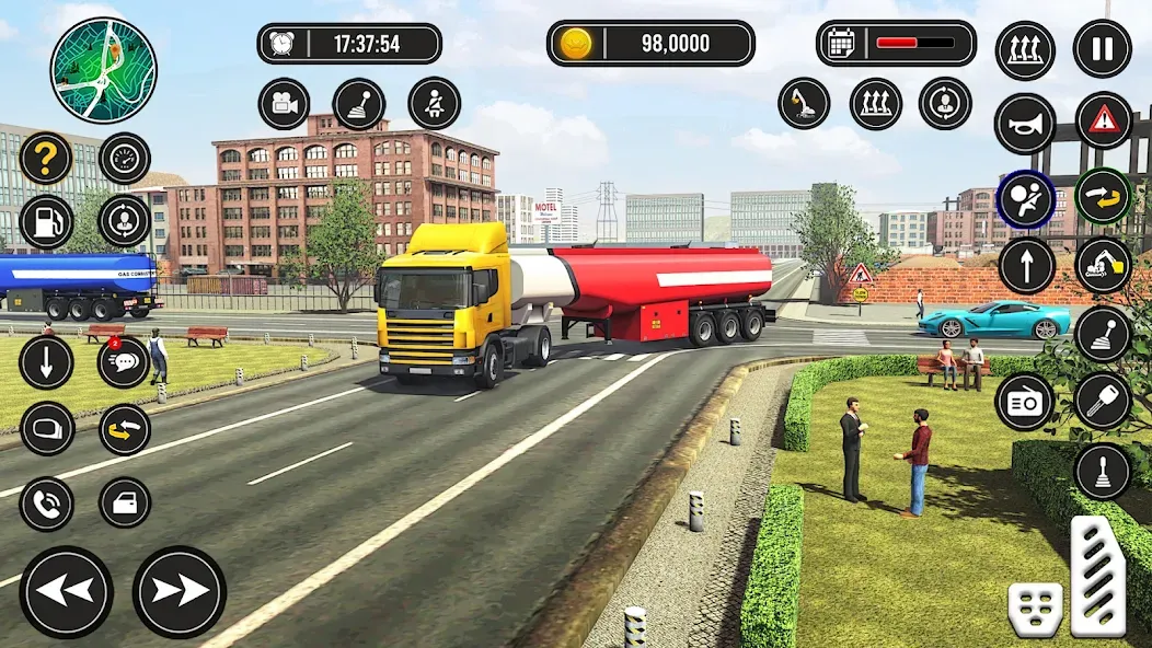 Скачать Truck Simulator - Truck Games [MOD: безлимитные деньги и топливо] — скриншот 4