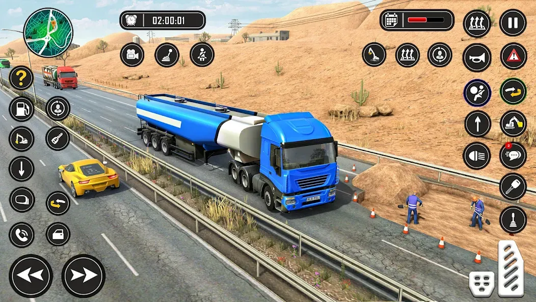 Скачать Truck Simulator - Truck Games [MOD: безлимитные деньги и топливо] — скриншот 5
