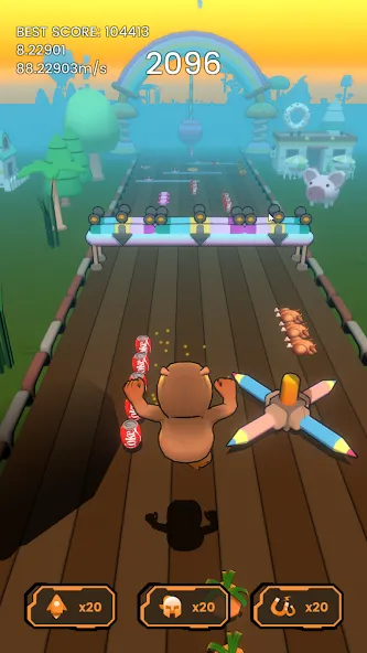 Hippo Dash [MOD: безлимитные жизни и ускорение скорости] (Бесплатно / APK) — скриншот 3