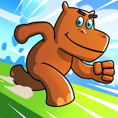 Hippo Dash [MOD: безлимитные жизни и ускорение скорости] (Бесплатно / APK)