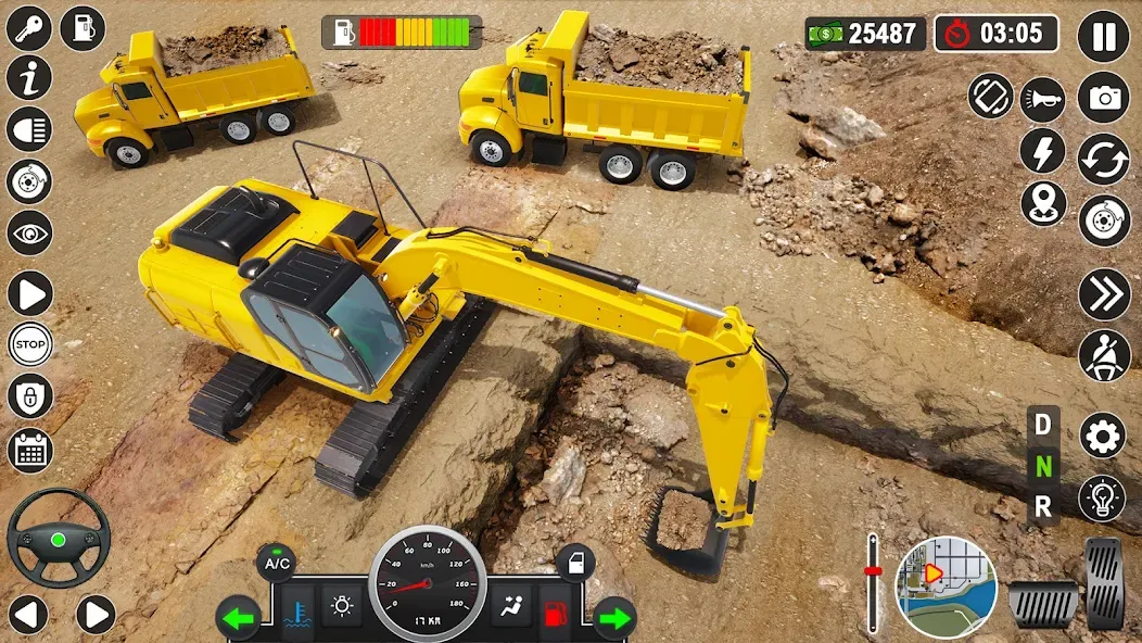 Construction Games Simulator [MOD: безлимитные деньги и техника] последняя версия — скриншот 1