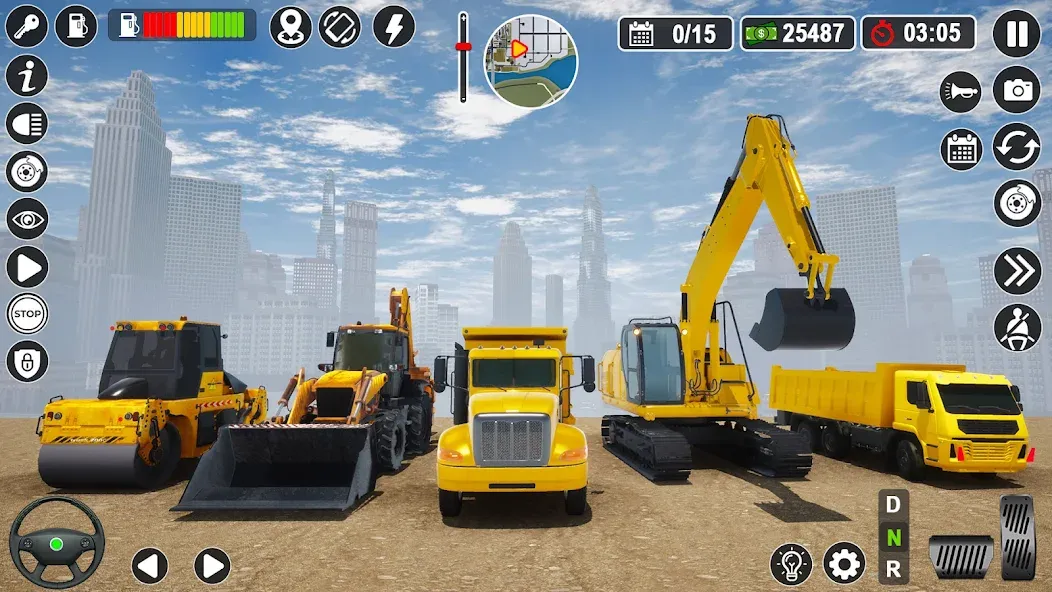 Construction Games Simulator [MOD: безлимитные деньги и техника] последняя версия — скриншот 3