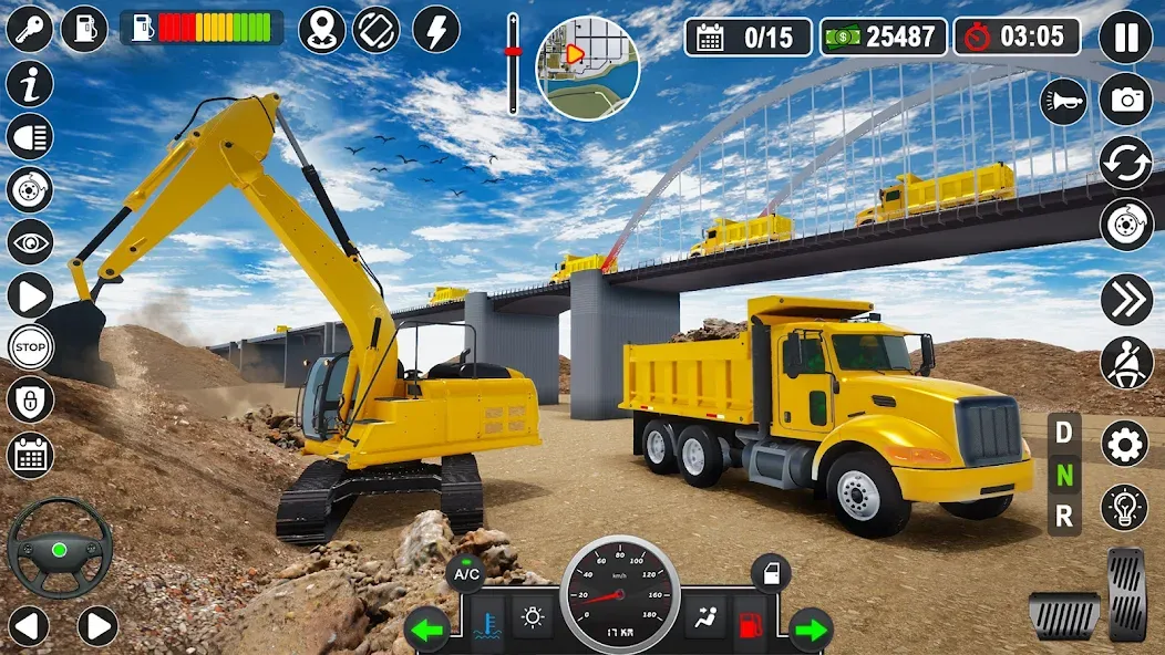 Construction Games Simulator [MOD: безлимитные деньги и техника] последняя версия — скриншот 4