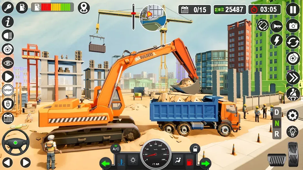 Construction Games Simulator [MOD: безлимитные деньги и техника] последняя версия — скриншот 5