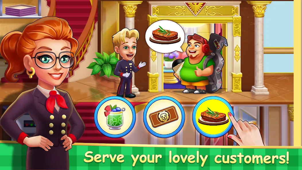 Hotel Madness Grand Hotel [MOD: безлимитные деньги и открыты все уровни] (Бесплатно / APK) — скриншот 1