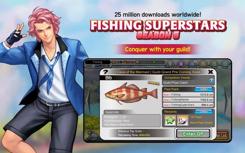 Fishing Superstars [MOD: много денег и редких рыб] (Бесплатно / APK) — скриншот 2
