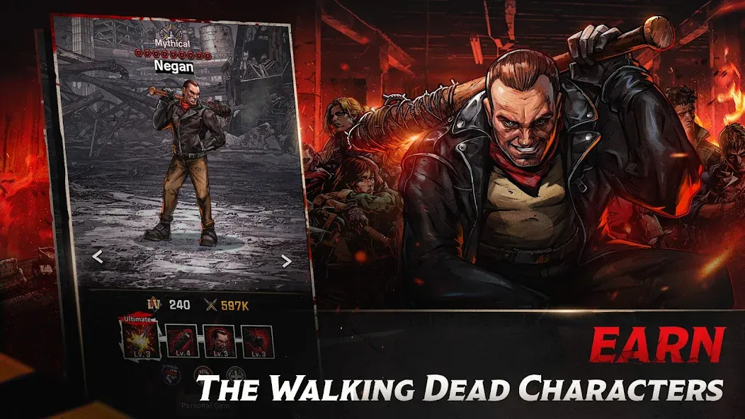 The Walking Dead: All-Stars [MOD: безлимитные ресурсы и усиленные герои] — Скачать бесплатно (APK) — скриншот 3