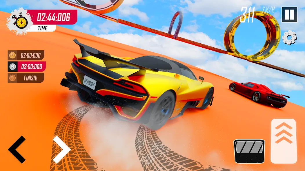 Скачать Racing Car Stunt [MOD: безлимитные деньги и топливо] — скриншот 3
