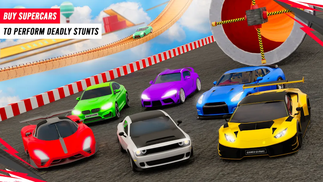 Скачать Racing Car Stunt [MOD: безлимитные деньги и топливо] — скриншот 4