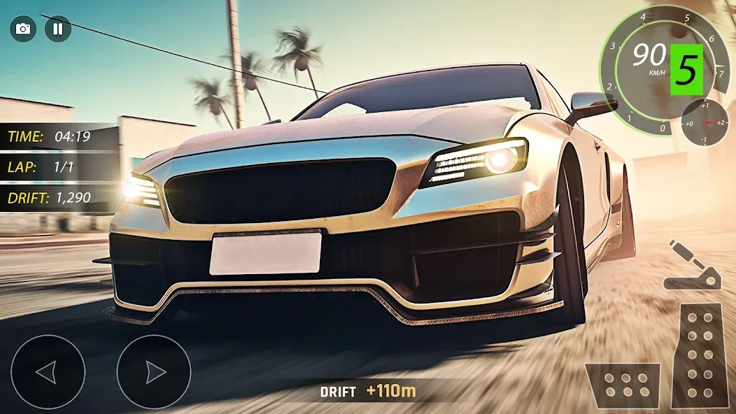 Скачать Highway Drifting Racing Games [MOD: безлимитные деньги и топливо] — скриншот 2