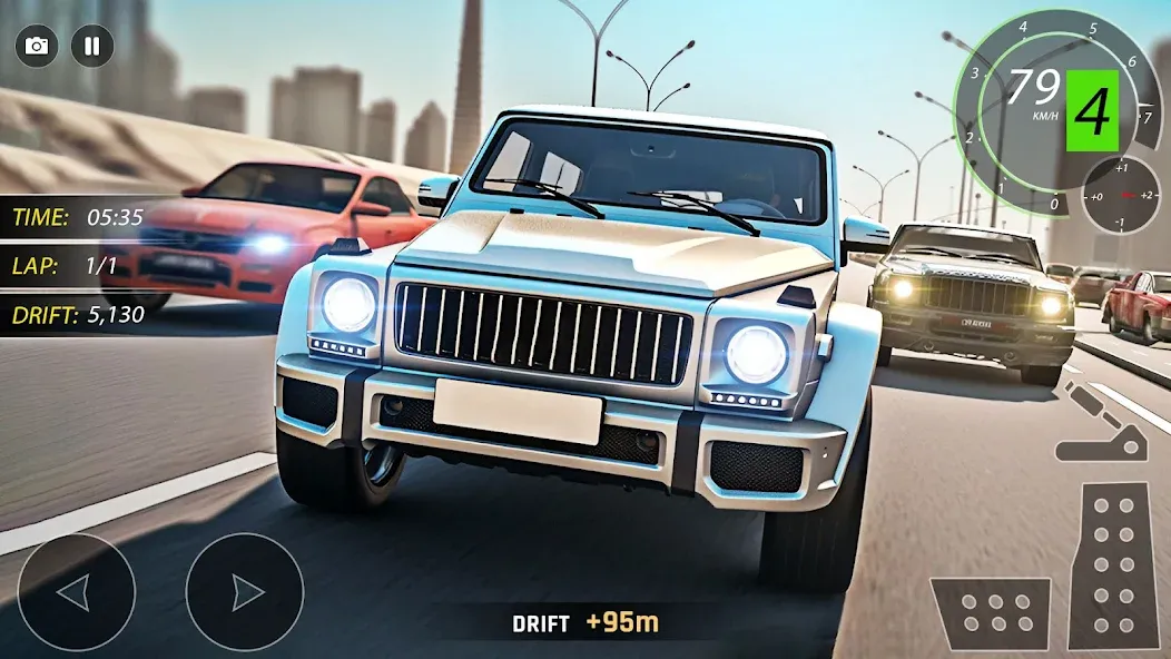 Скачать Highway Drifting Racing Games [MOD: безлимитные деньги и топливо] — скриншот 4
