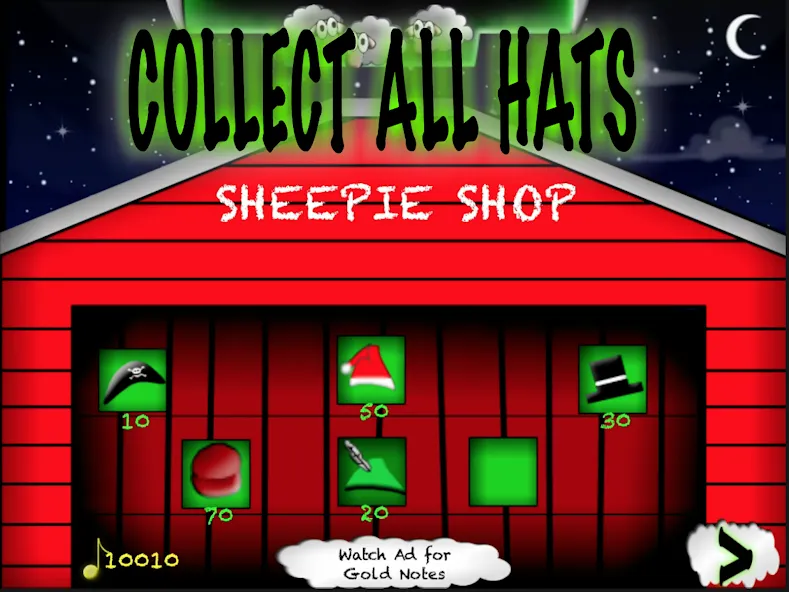 Sheep Aliens - Escape [MOD: без рекламы и все уровни открыты] (Бесплатно / APK) — скриншот 4