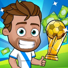 Скачать взлом Idle Soccer Story - Tycoon RPG [MOD: безлимитные деньги и энергия]