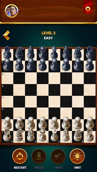 Chess - Offline Board Game [MOD: без рекламы и подсказки доступны] на Андроид — скриншот 1