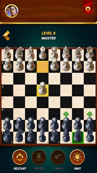 Chess - Offline Board Game [MOD: без рекламы и подсказки доступны] на Андроид — скриншот 4