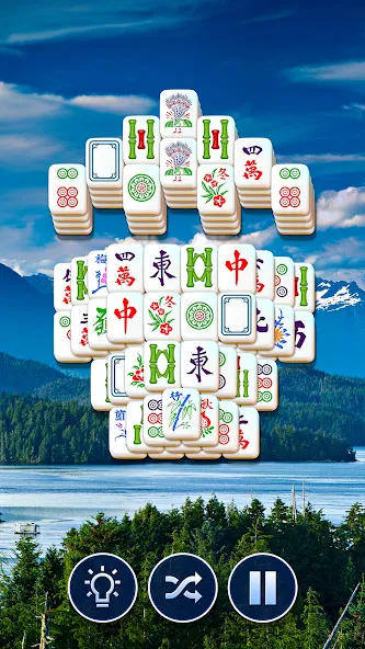 Взломанная Mahjong Club - Solitaire Game [MOD: безлимитные подсказки и монеты] на Андроид — скриншот 3