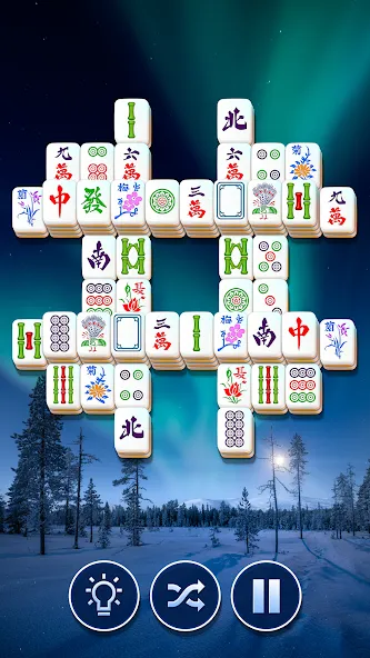 Взломанная Mahjong Club - Solitaire Game [MOD: безлимитные подсказки и монеты] на Андроид — скриншот 5