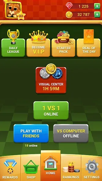 Checkers - Online & Offline [MOD: игра без рекламы и онлайн] — Скачать бесплатно (APK) — скриншот 2