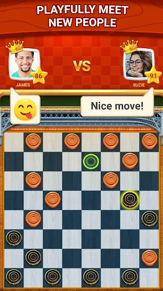 Checkers - Online & Offline [MOD: игра без рекламы и онлайн] — Скачать бесплатно (APK) — скриншот 3
