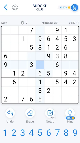 Sudoku Game - Daily Puzzles [MOD: без рекламы и подсказки доступны] — Скачать бесплатно (APK) — скриншот 2