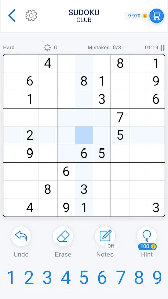 Sudoku Game - Daily Puzzles [MOD: без рекламы и подсказки доступны] — Скачать бесплатно (APK) — скриншот 4