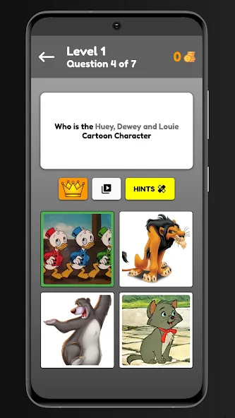 Guess Cartoon Character Quiz [MOD: открыты все персонажи и уровни] последняя версия — скриншот 4