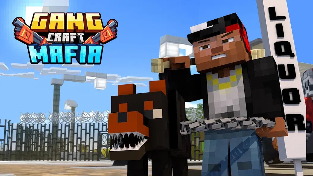 Взломанная Gang Craft Mafia [MOD: безлимитные деньги и оружие] на Андроид — скриншот 5