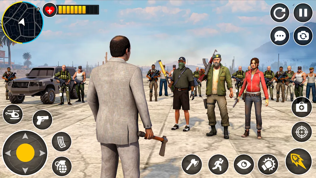 Grand Mafia Vegas Simulator [MOD: безлимитные деньги и оружие] — Скачать бесплатно (APK) — скриншот 1