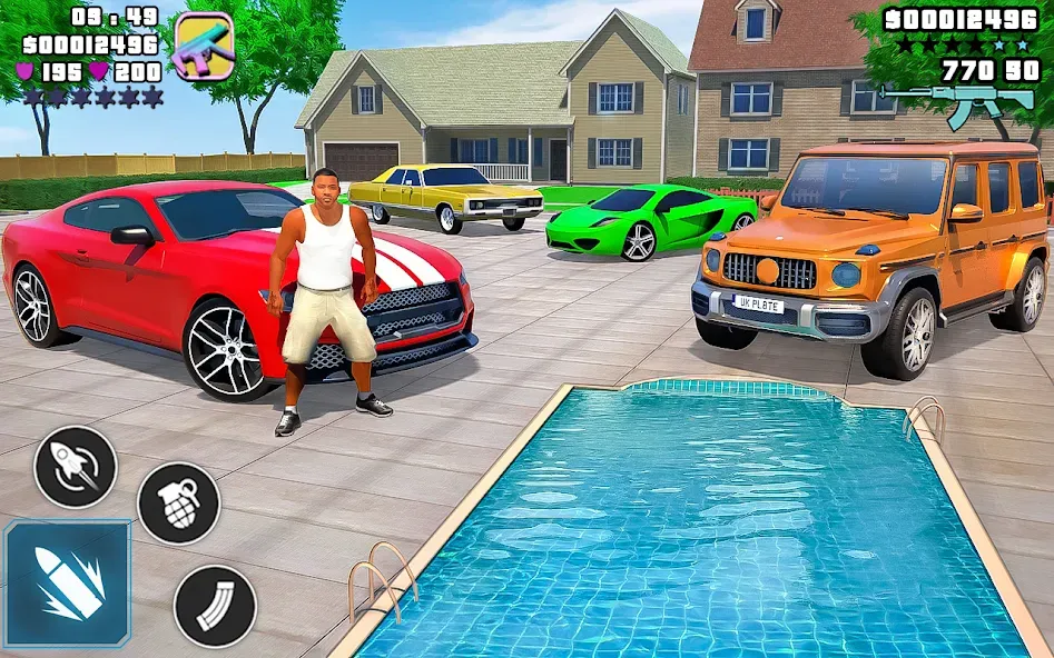 Grand Mafia Vegas Simulator [MOD: безлимитные деньги и оружие] — Скачать бесплатно (APK) — скриншот 5