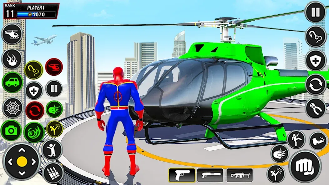 Скачать Miami Superhero: Spider Games [MOD: безлимитные деньги и суперспособности] на телефон — скриншот 2