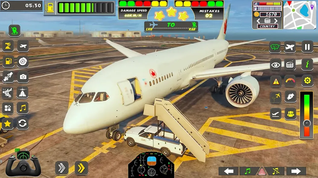 Скачать Real Flight Sim Airplane Games [MOD: безлимитные деньги и все самолеты открыты] на телефон — скриншот 3