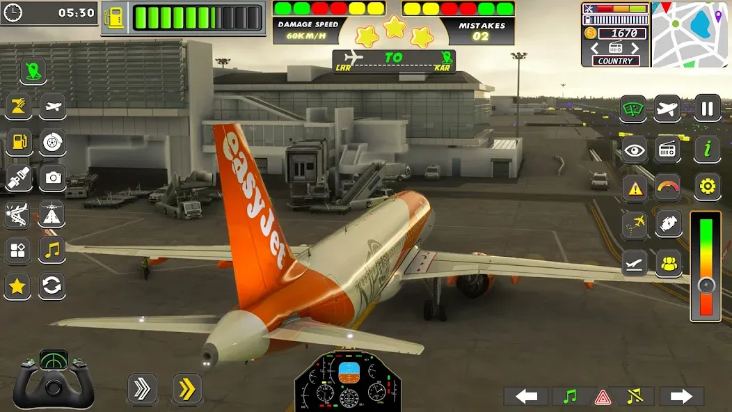 Скачать Real Flight Sim Airplane Games [MOD: безлимитные деньги и все самолеты открыты] на телефон — скриншот 4