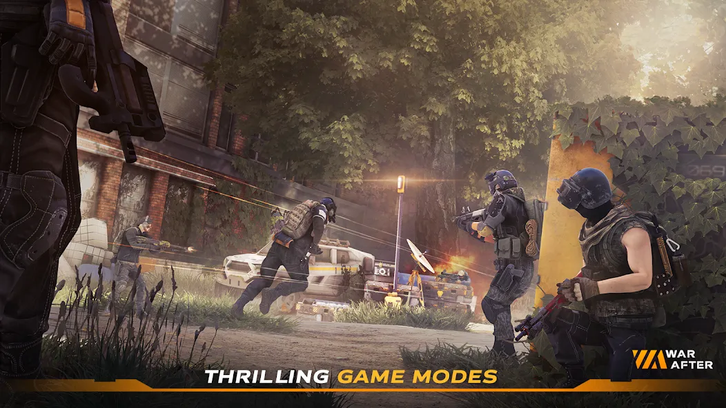 War After: PvP Shooter [MOD: безлимитные ресурсы и оружие] (Бесплатно / APK) — скриншот 4