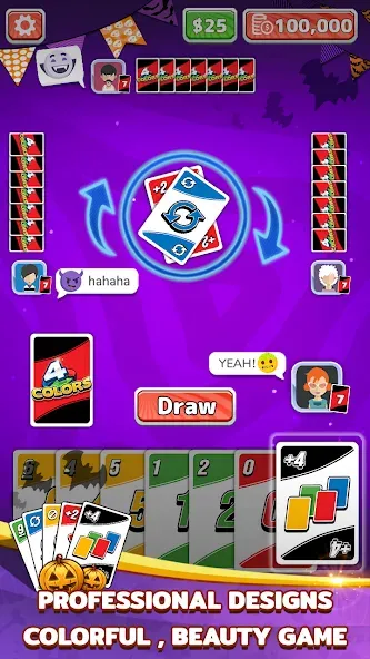4 Colors Card Game [MOD: без рекламы и все карты открыты] последняя версия — скриншот 2