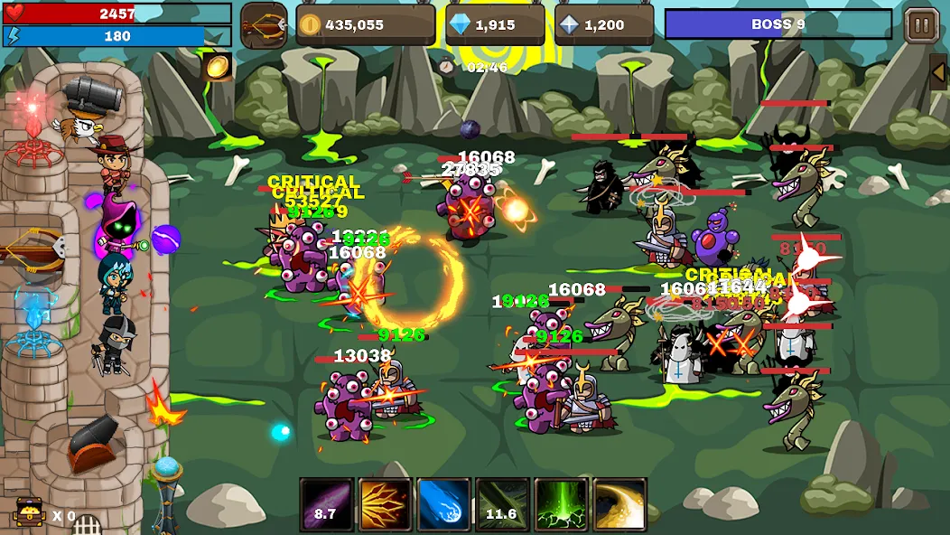 Final Castle Defence:Idle RPG [MOD: безлимитные деньги и усиленная защита замка] на Андроид — скриншот 4