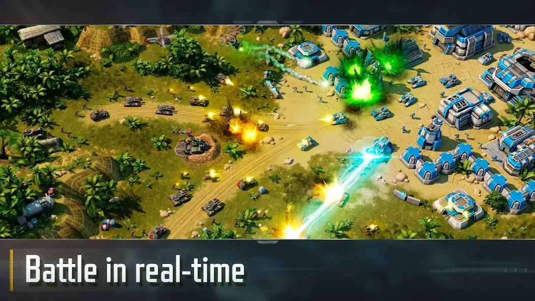 Скачать Art of War 3:RTS strategy game [MOD: много ресурсов и усиленная армия] — скриншот 2