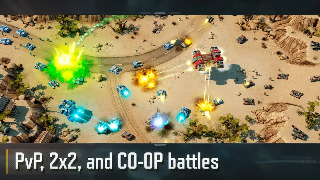 Скачать Art of War 3:RTS strategy game [MOD: много ресурсов и усиленная армия] — скриншот 4