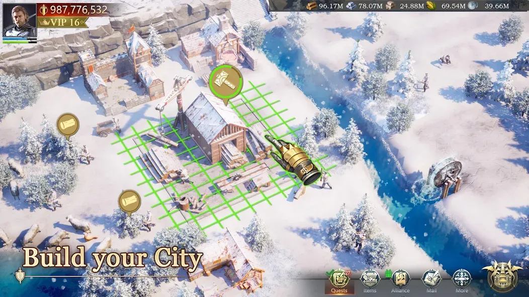 Скачать Game of Kings:The Blood Throne [MOD: безлимитные ресурсы и ускоренное строительство] — скриншот 3